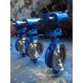 Wafer Metal Seated Butterfly Valve with Pneumatic Operator